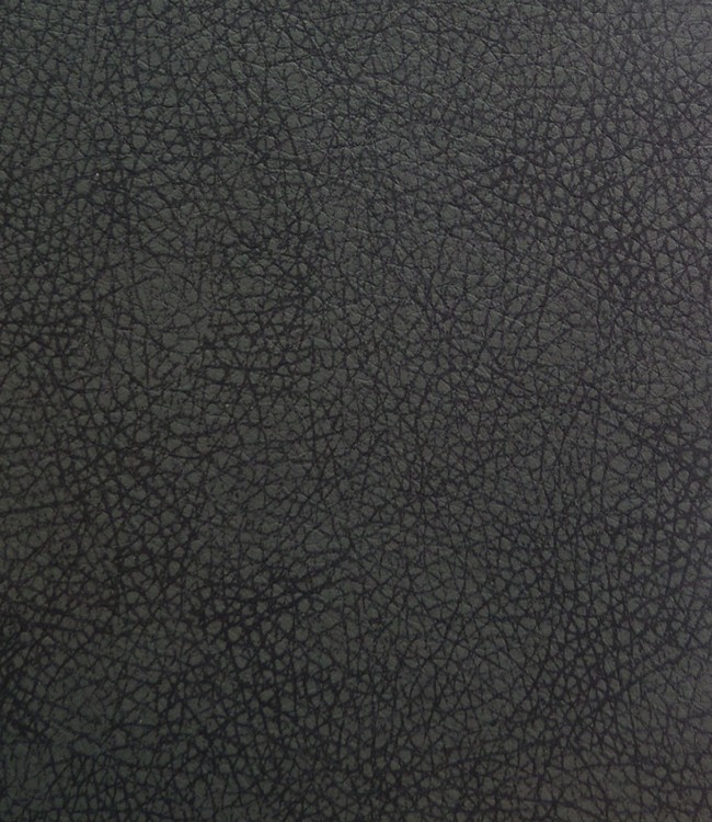 Bordløber, imiteret læder raw sort, 45 x 140 Textilvoksdug