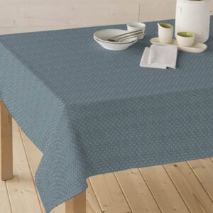 Tekstildug, Blå med Små Firkanter, 140 cm